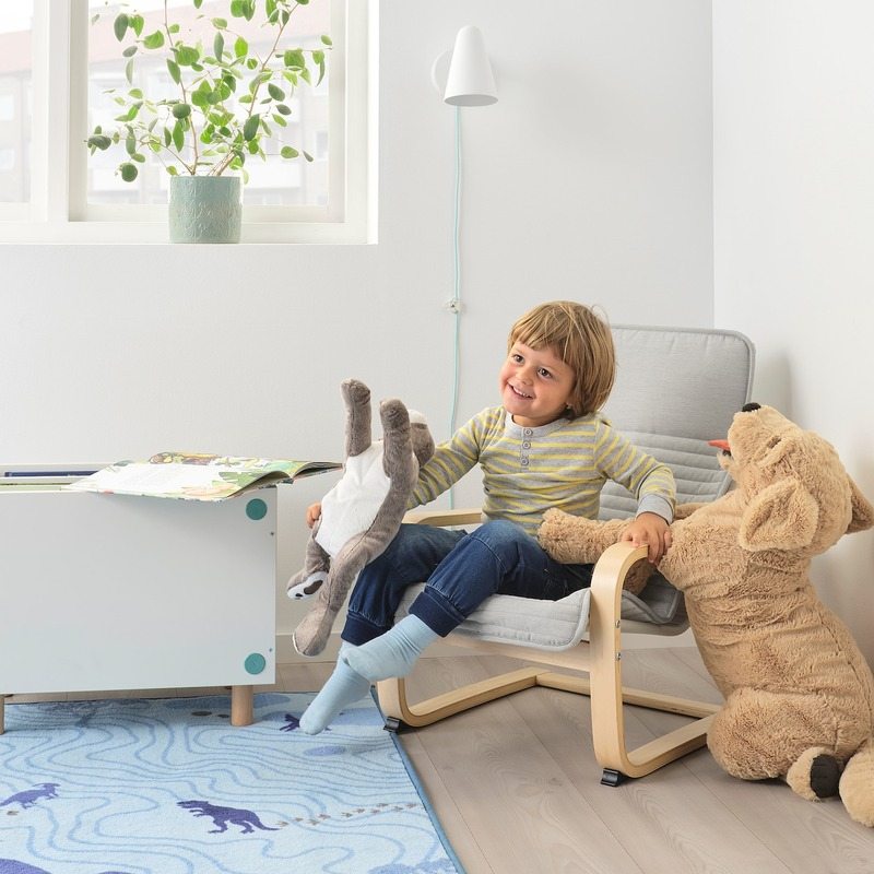 صندلی راحتی کودک ایکیا s49412561 مدل IKEA POANG